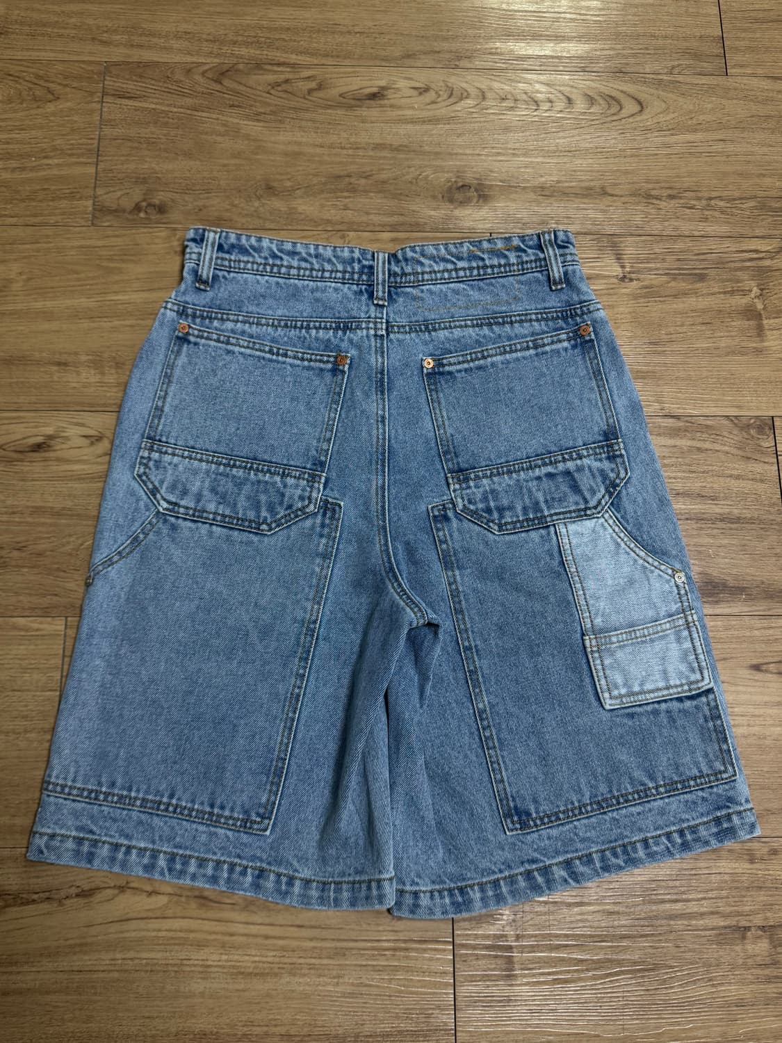 [28]앤더슨벨 더블니 데님 카고 쇼츠 반바지 상품이미지3