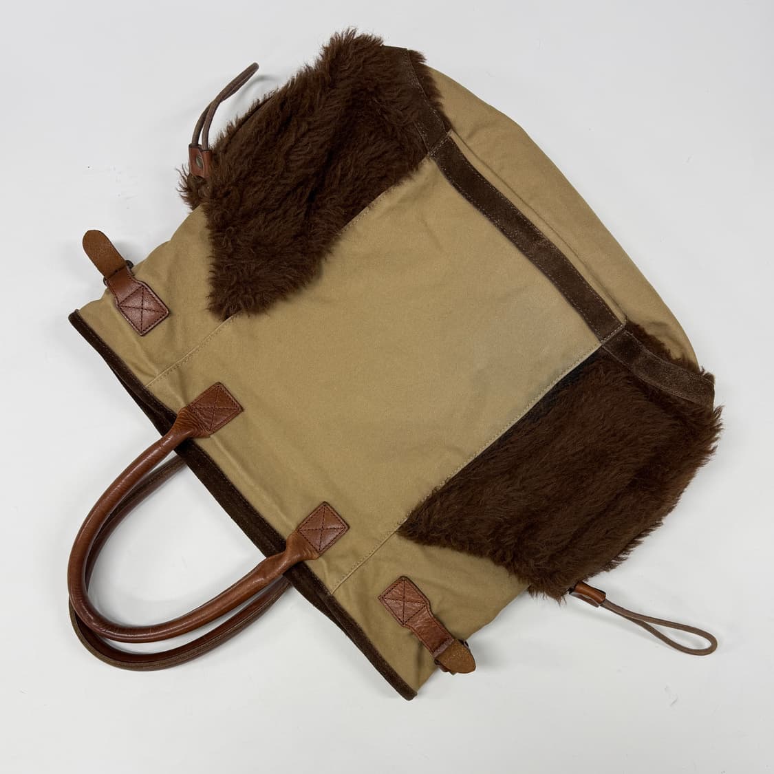 Zucca canvas fur trimmed bag 상품이미지3