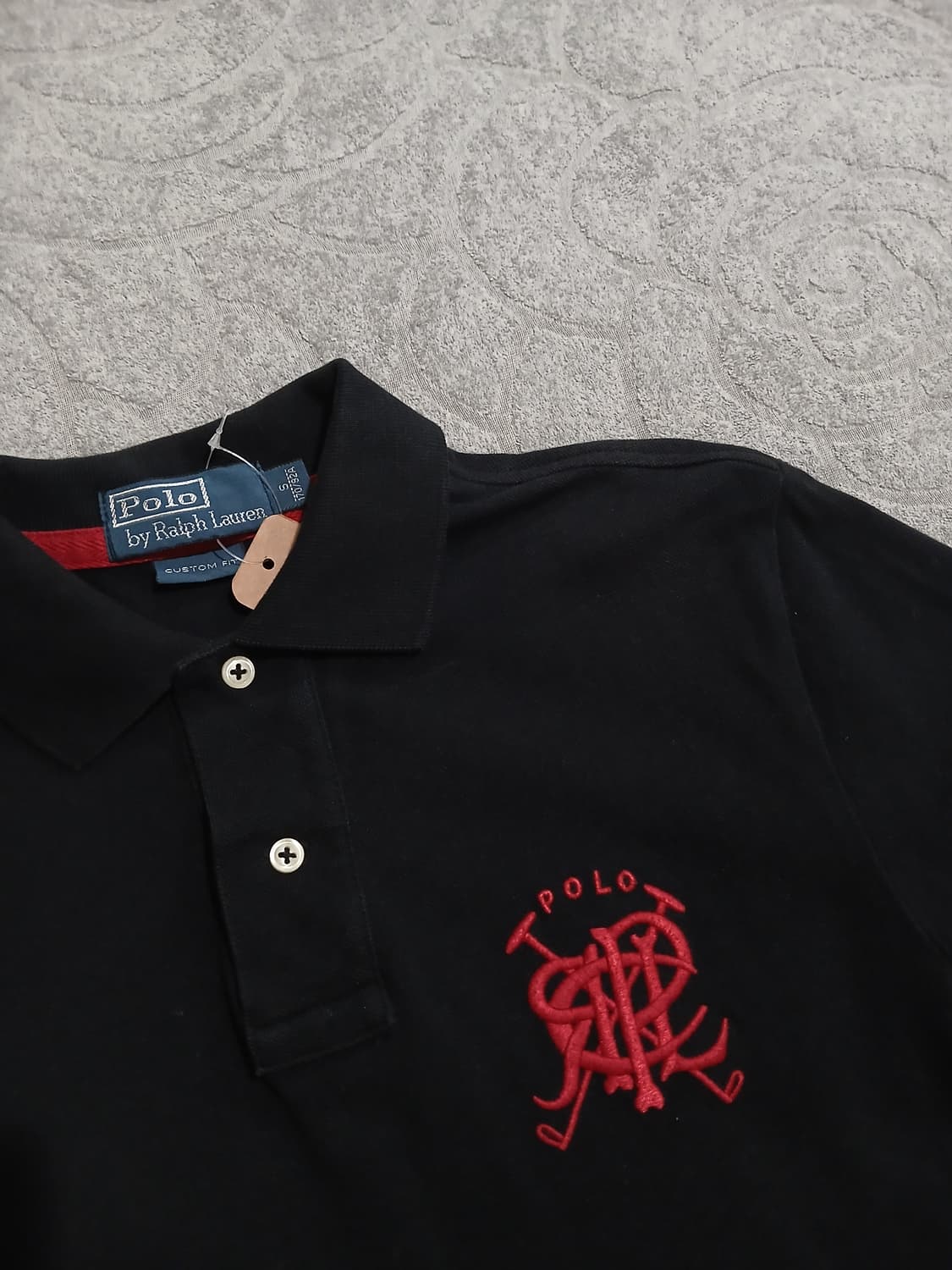 폴로 랄프로렌 블랙 반팔 카라티-S (170/92A)
 상품이미지7