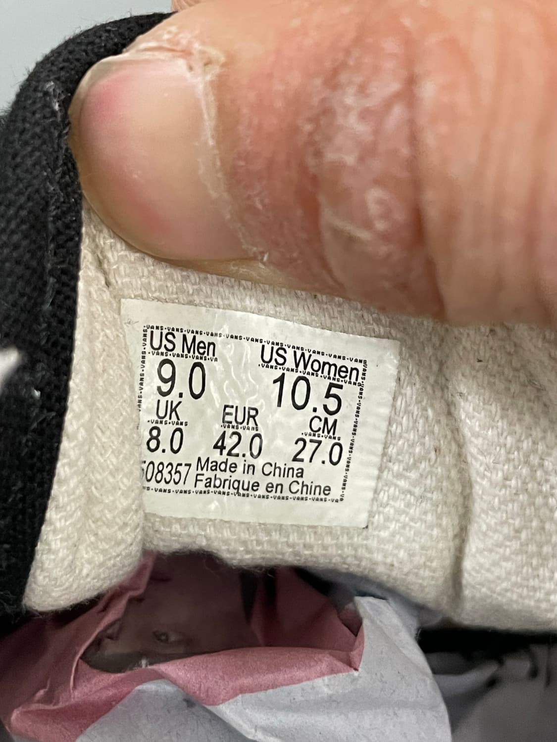 반스 올드스쿨 셰르파 체커보드 블랙 270 (gr-4122) 상품이미지8