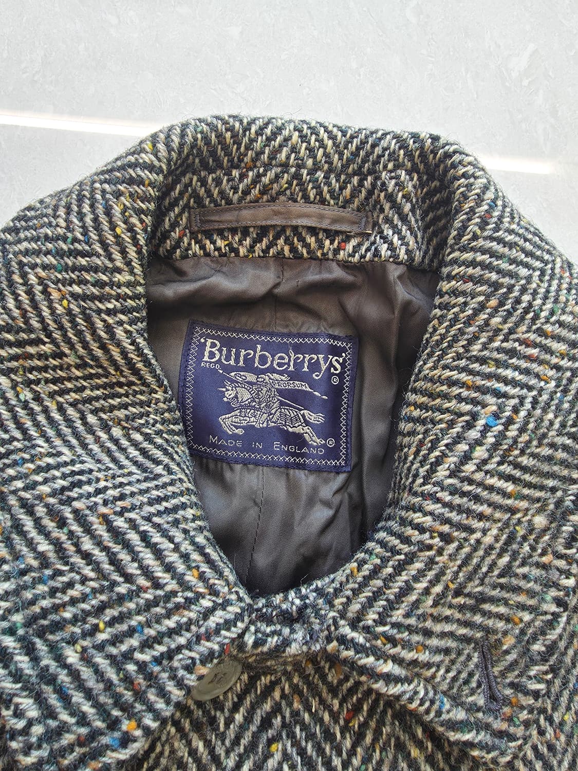 버버리 아이리쉬 트위드 코트 상품이미지5