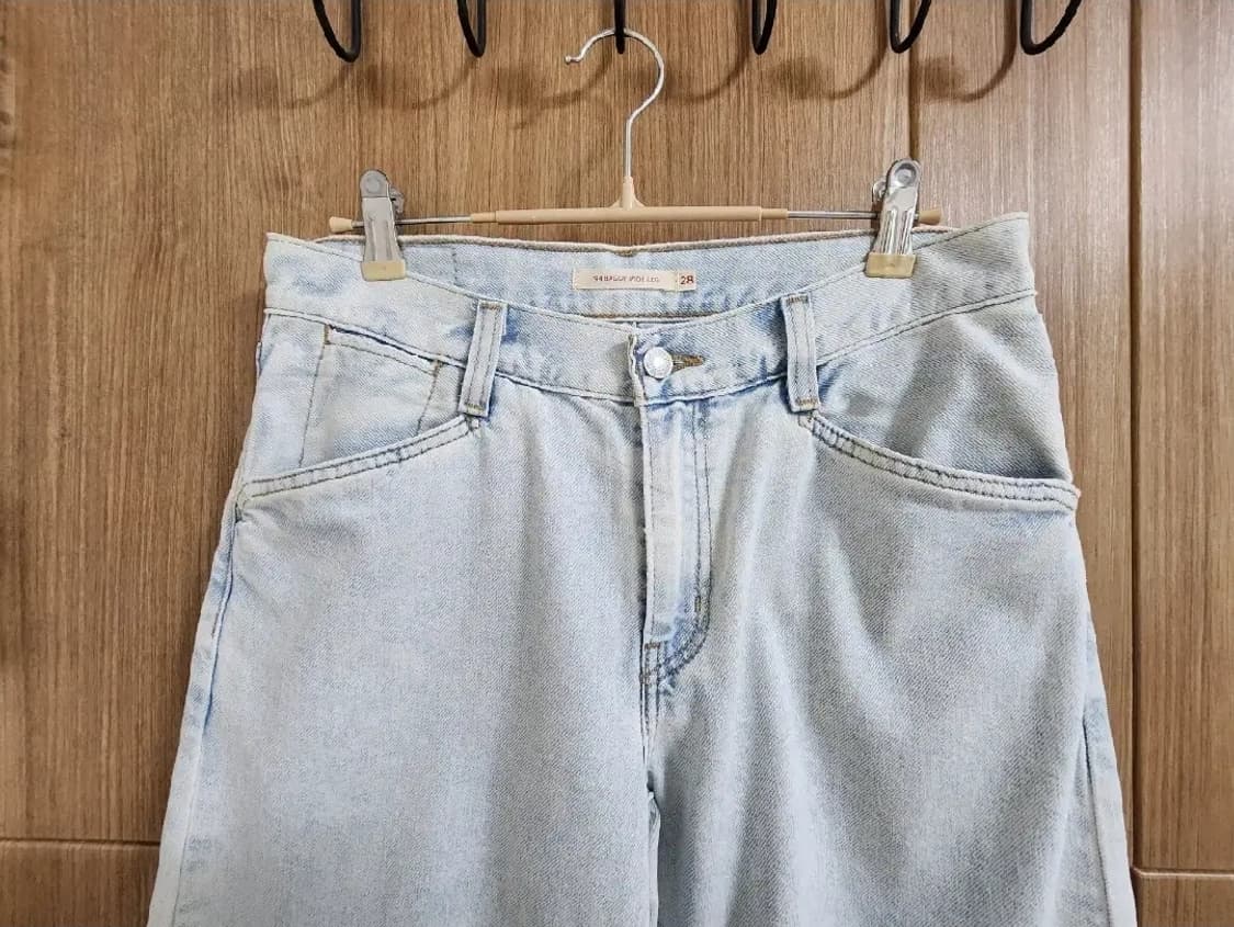 (28)여성 리바이스 94 배기 와이드 레그진 데님 팬츠 상품이미지3