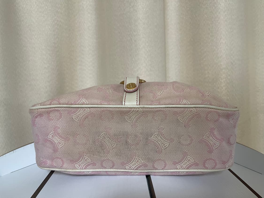 셀린느 빈티지 핑크 데님 백 트리오페 숄더백 상품이미지5