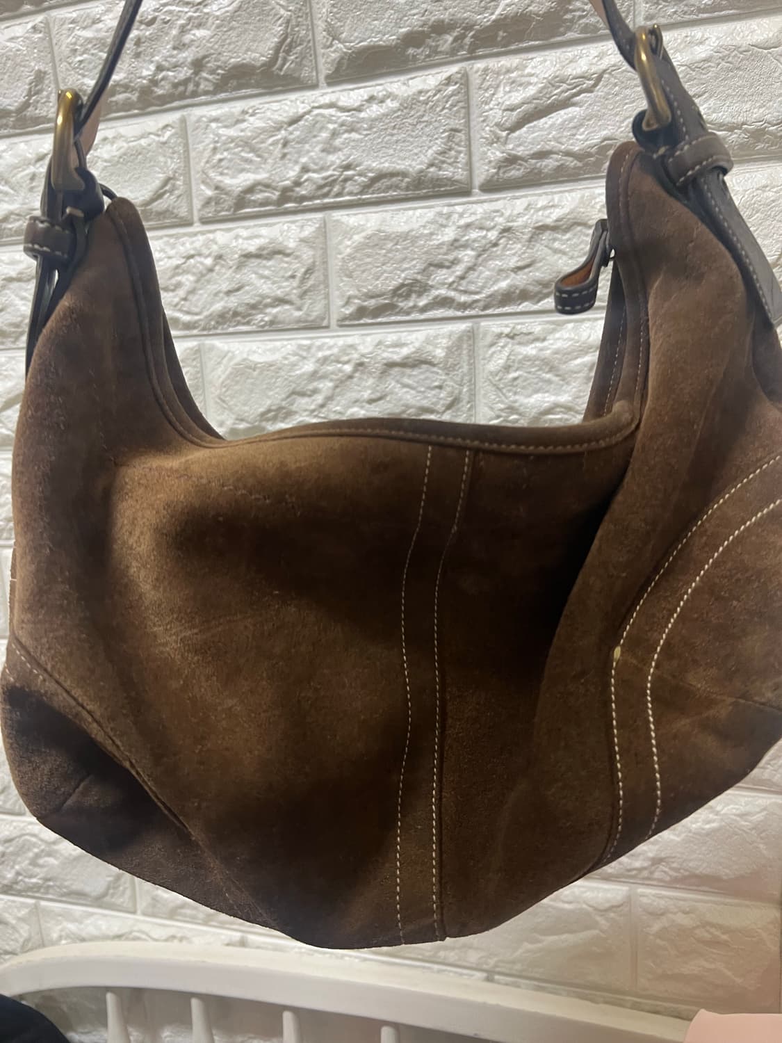 coach 코치 스웨이드 호보백 상품이미지4