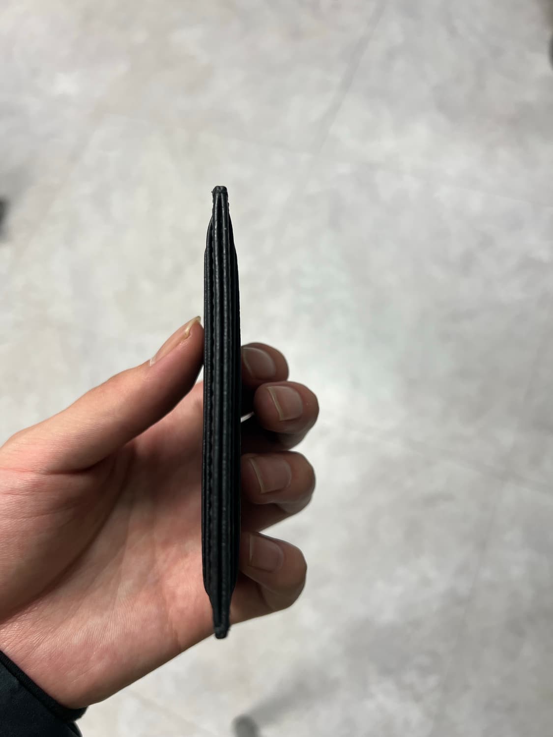 메종 마르지엘라 스티치 카드 홀더 블랙 상품이미지3