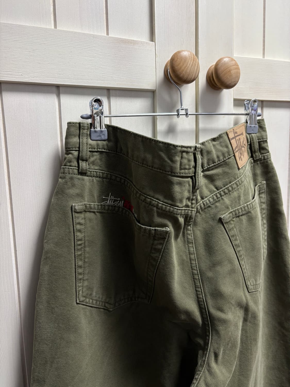 스투시 빅올진 올리브 캔버스 30사이즈 상품이미지4