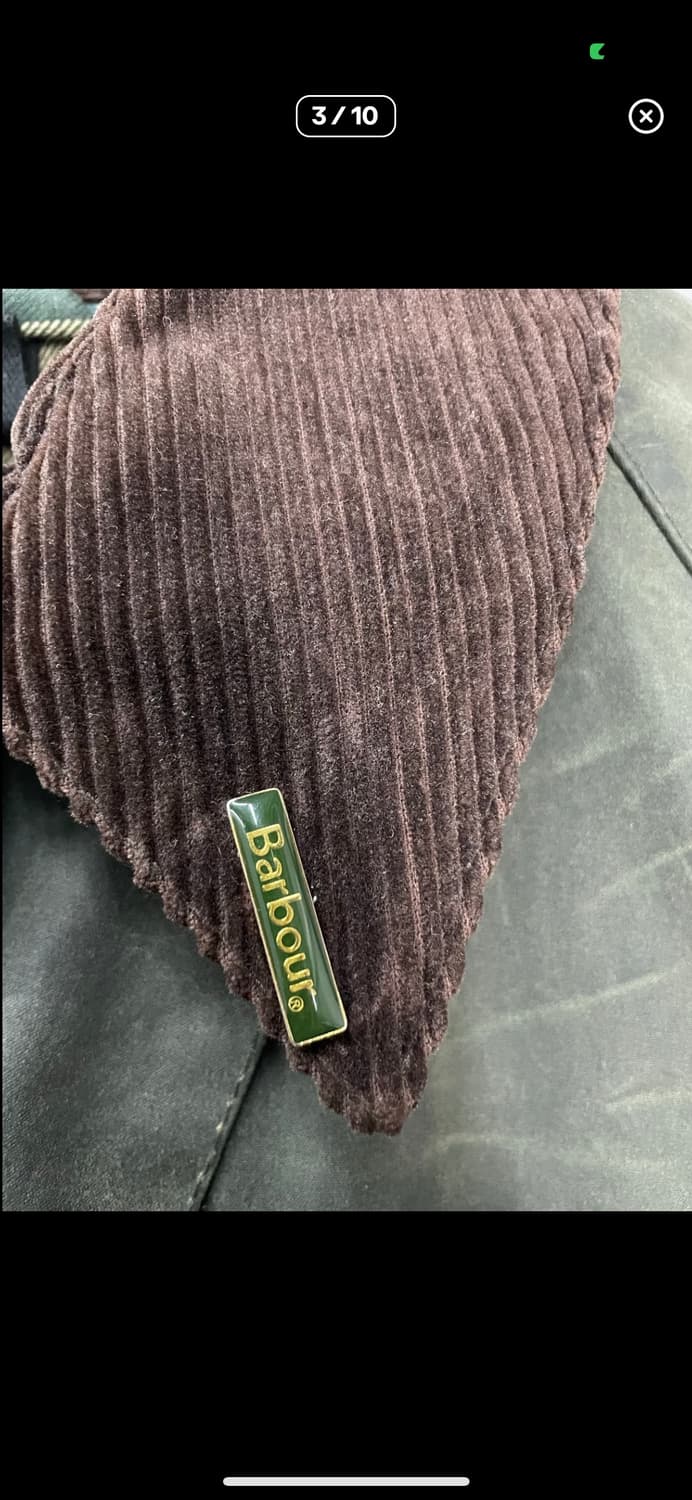 바버 뷰포트 올리브 왁스 자켓 A3343 상품이미지3