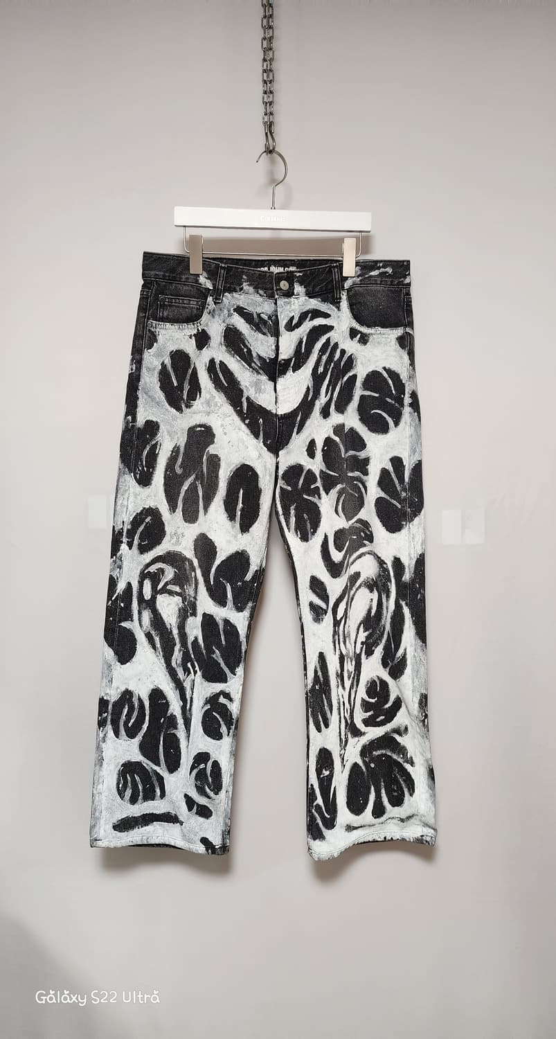 로드존그레이 페인팅 데님팬츠 상품이미지1