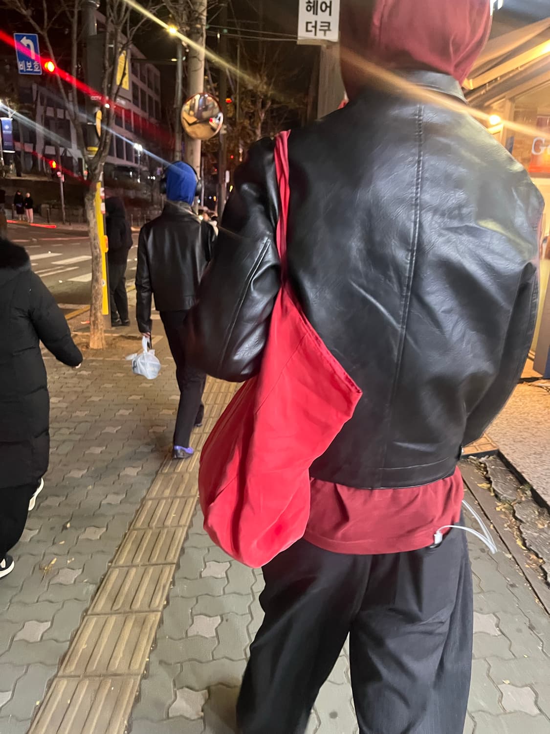 머듈 라운지백 레드 상품이미지3