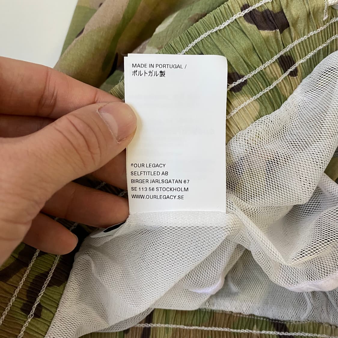 [46] 아워레가시 워크샵 러닝 쇼츠 립스탑 카모플라주 상품이미지8