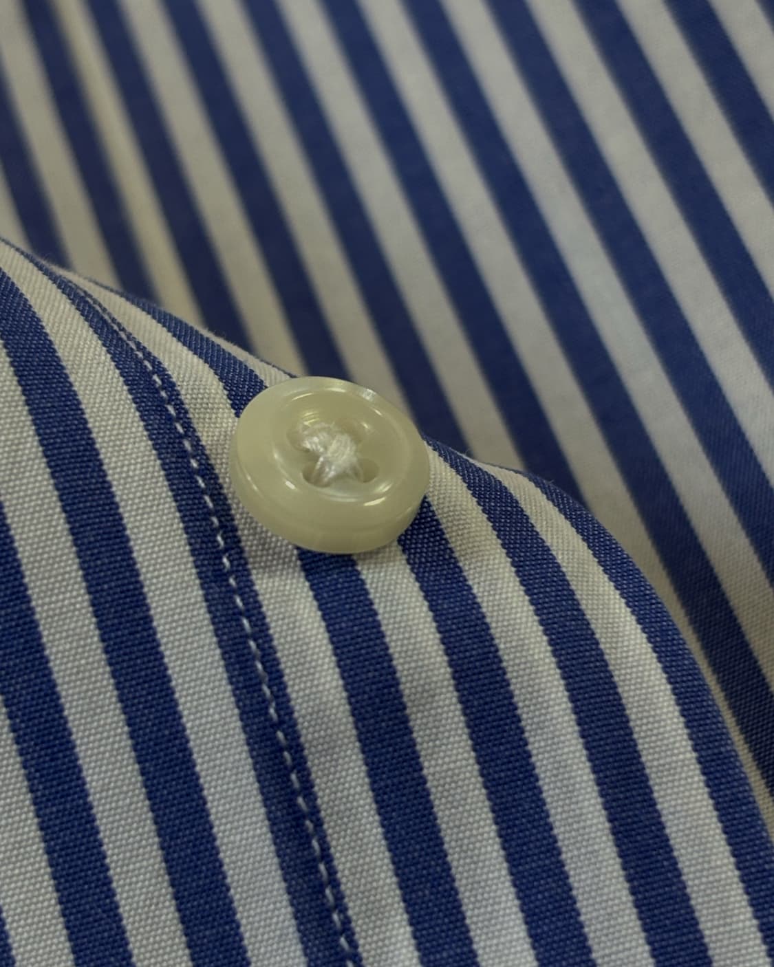 Polo Ralph Lauren 블루 화이트 스트라이프 셔츠 상품이미지4