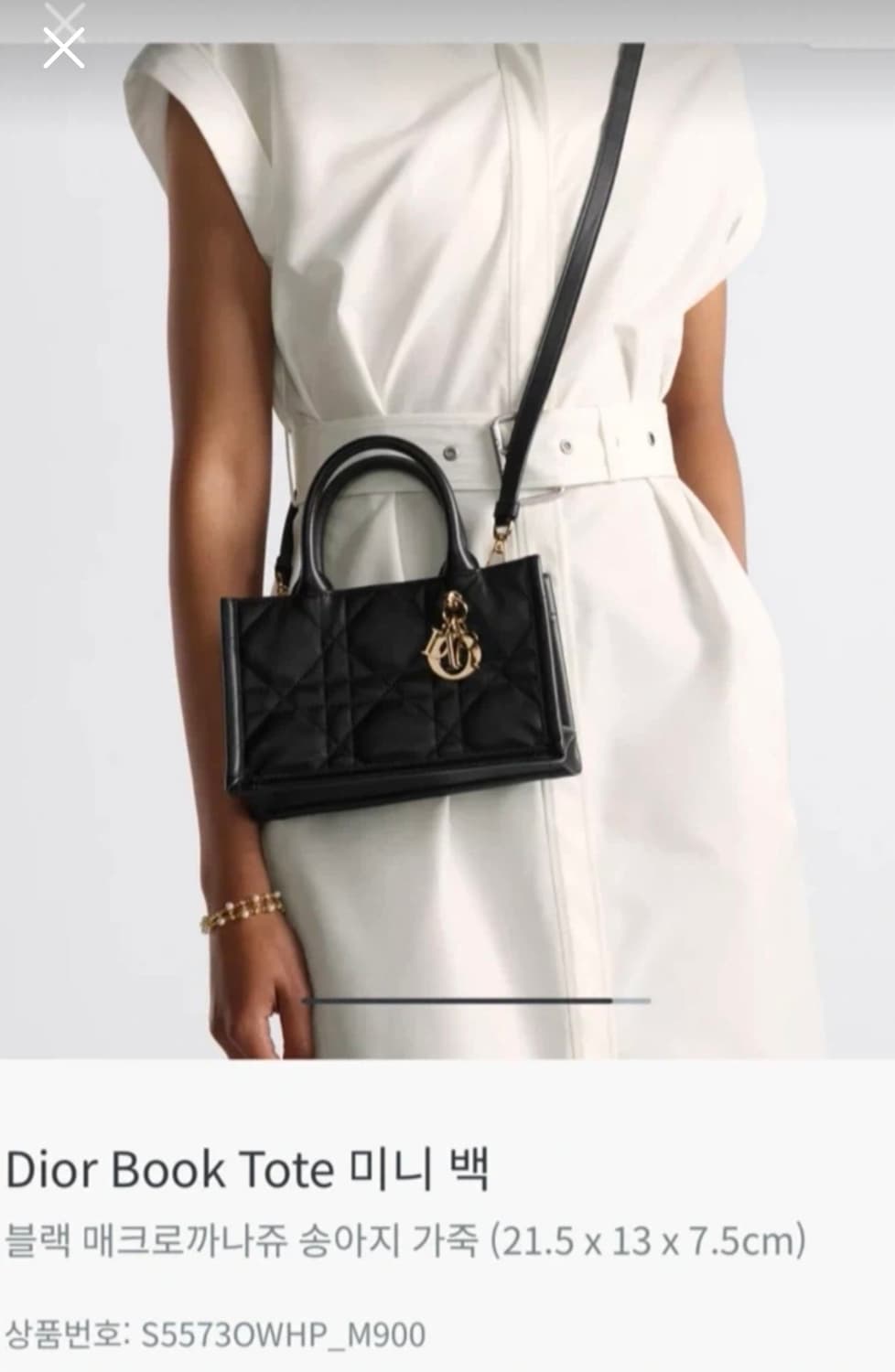 디올 북토트 미니 백 블랙 상품이미지2