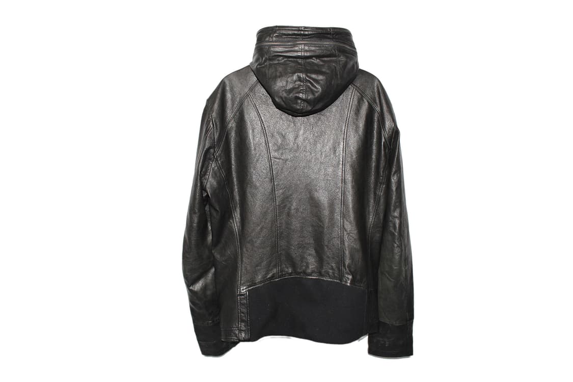 00s JAPAN Assassin Hooded Leather Jacket 상품이미지8