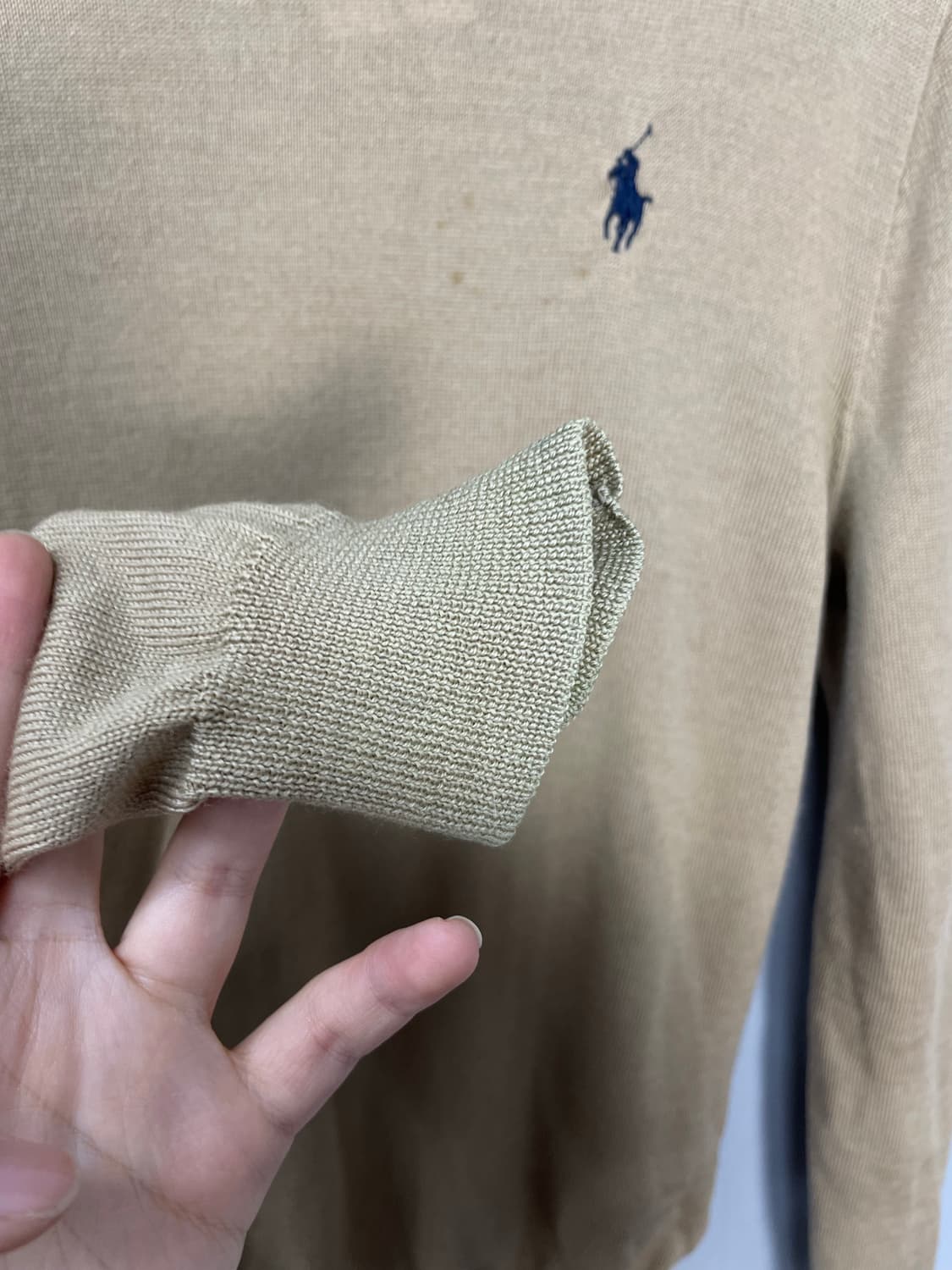 폴로 랄프로렌 워셔블 울 터틀넥 베이지 니트 H1276 상품이미지8