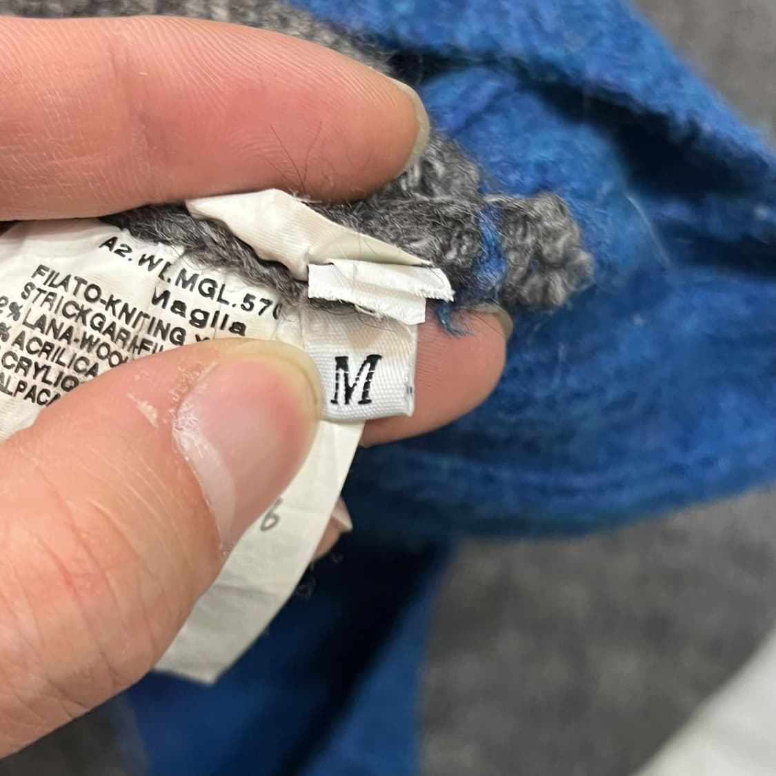  막스마라 배색 니트 베스트 y14288 상품이미지9