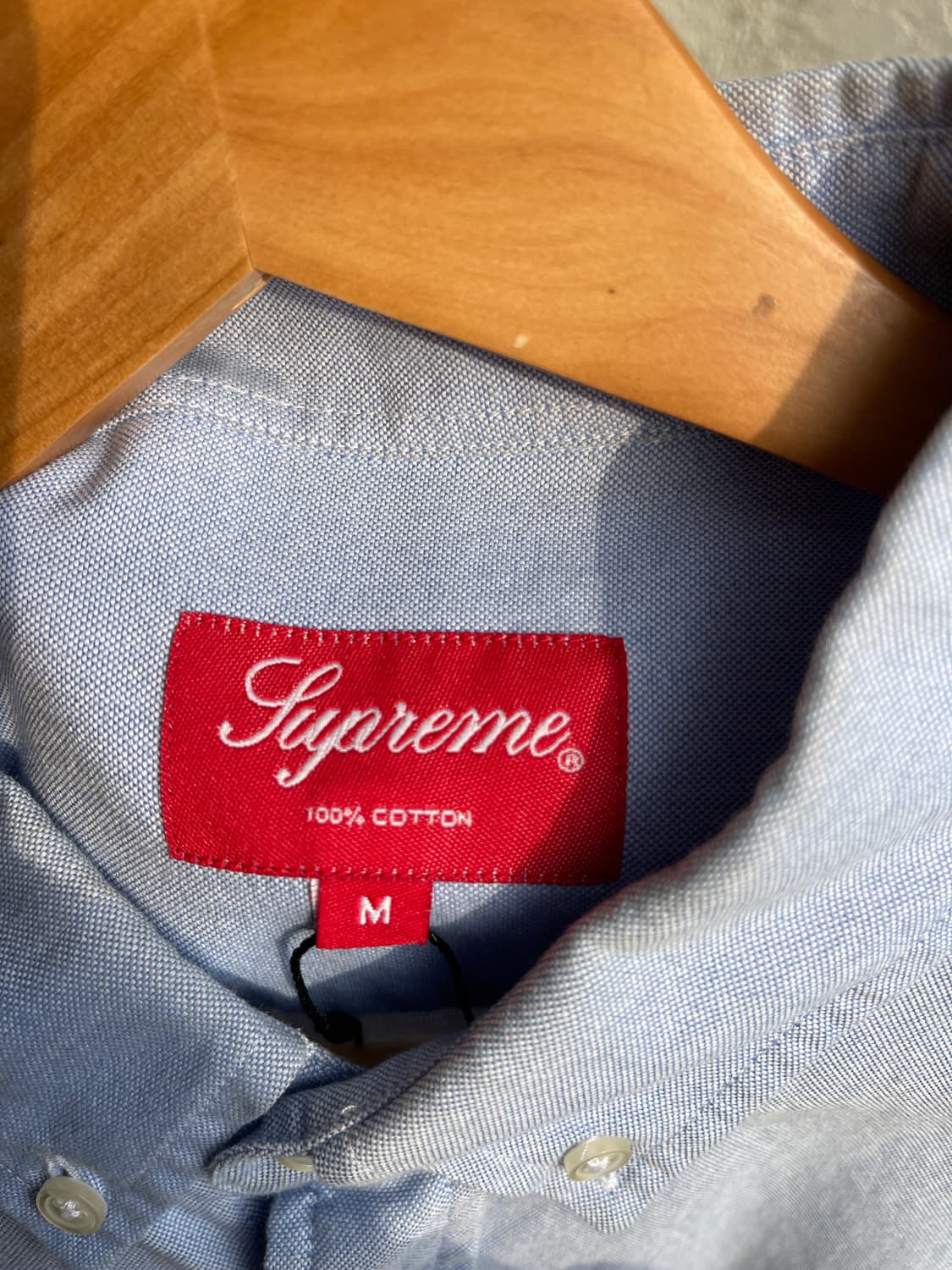 18ss 슈프림 옥스포드셔츠 M size 상품이미지3