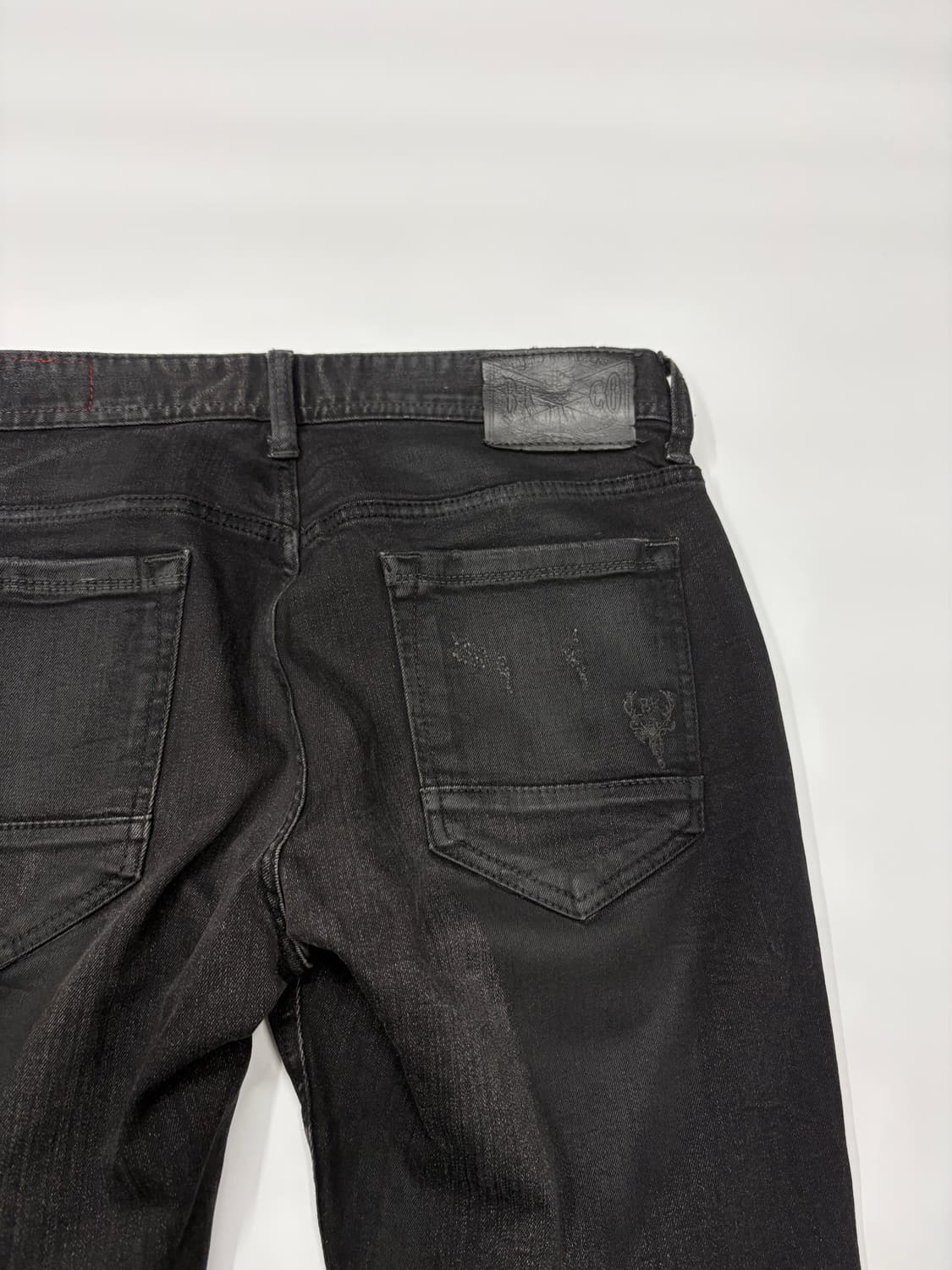 Buckroo 버커루 블랙 디스트로이드 데님 청바지 상품이미지4