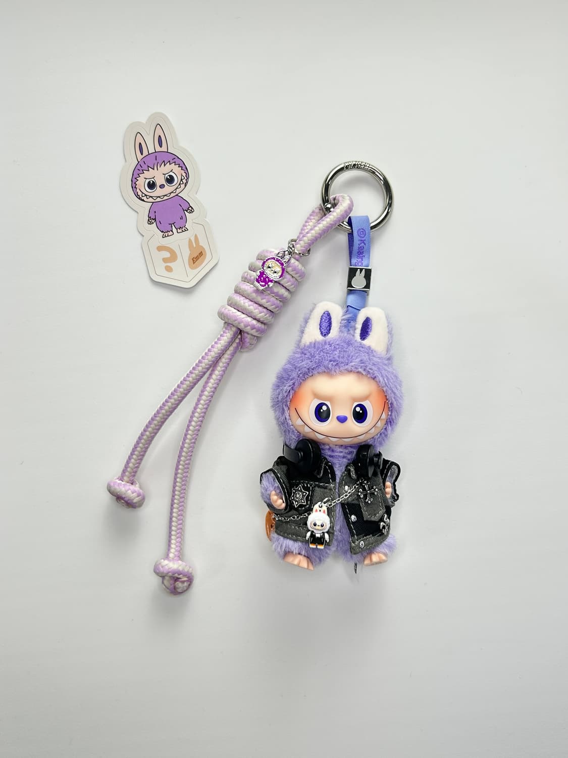 🙊미니라부부 내 마음속 비밀번호”?”커스텀키링 상품이미지1