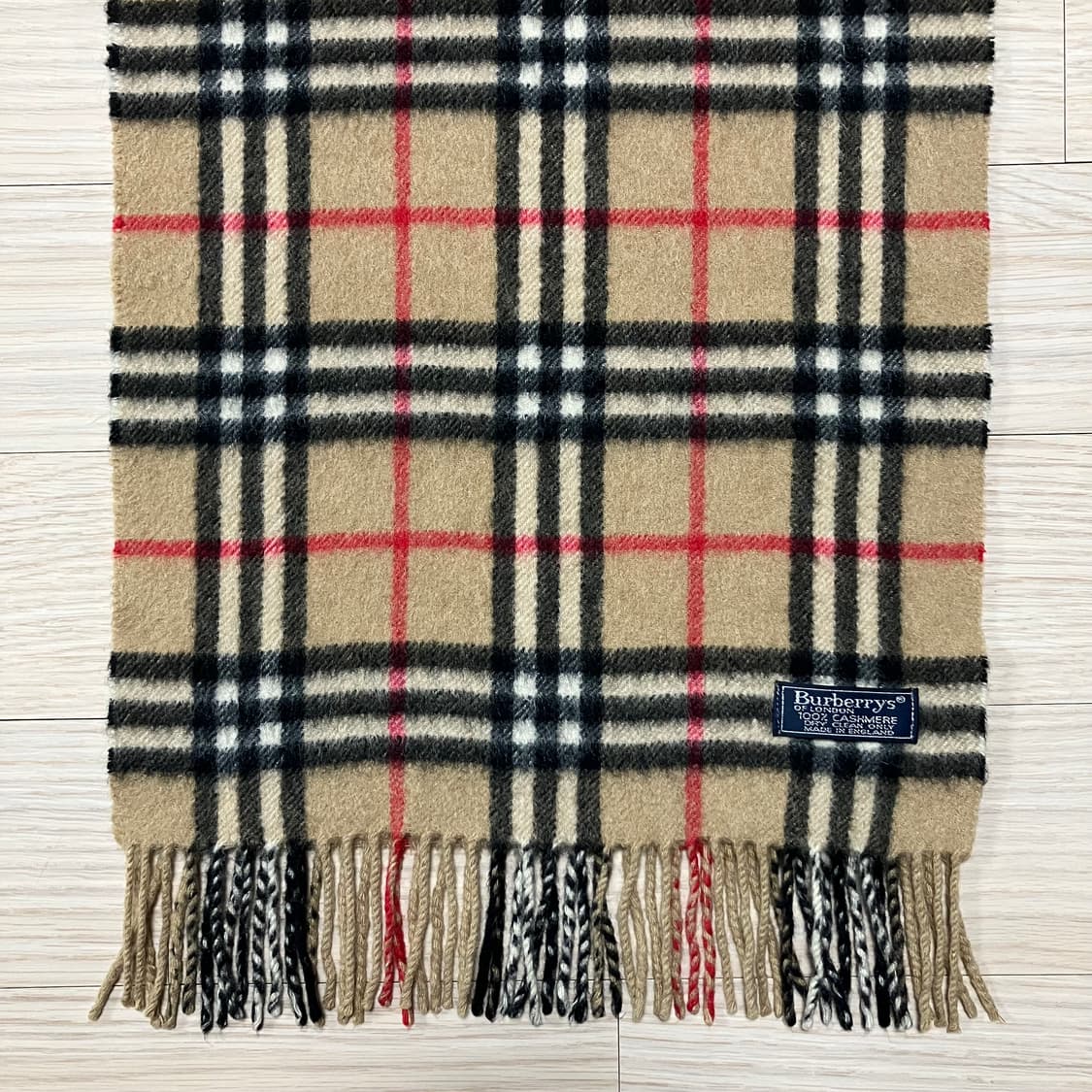 [정품] 버버리 베이지 노바체크 캐시미어 머플러 (burberry) 상품이미지3