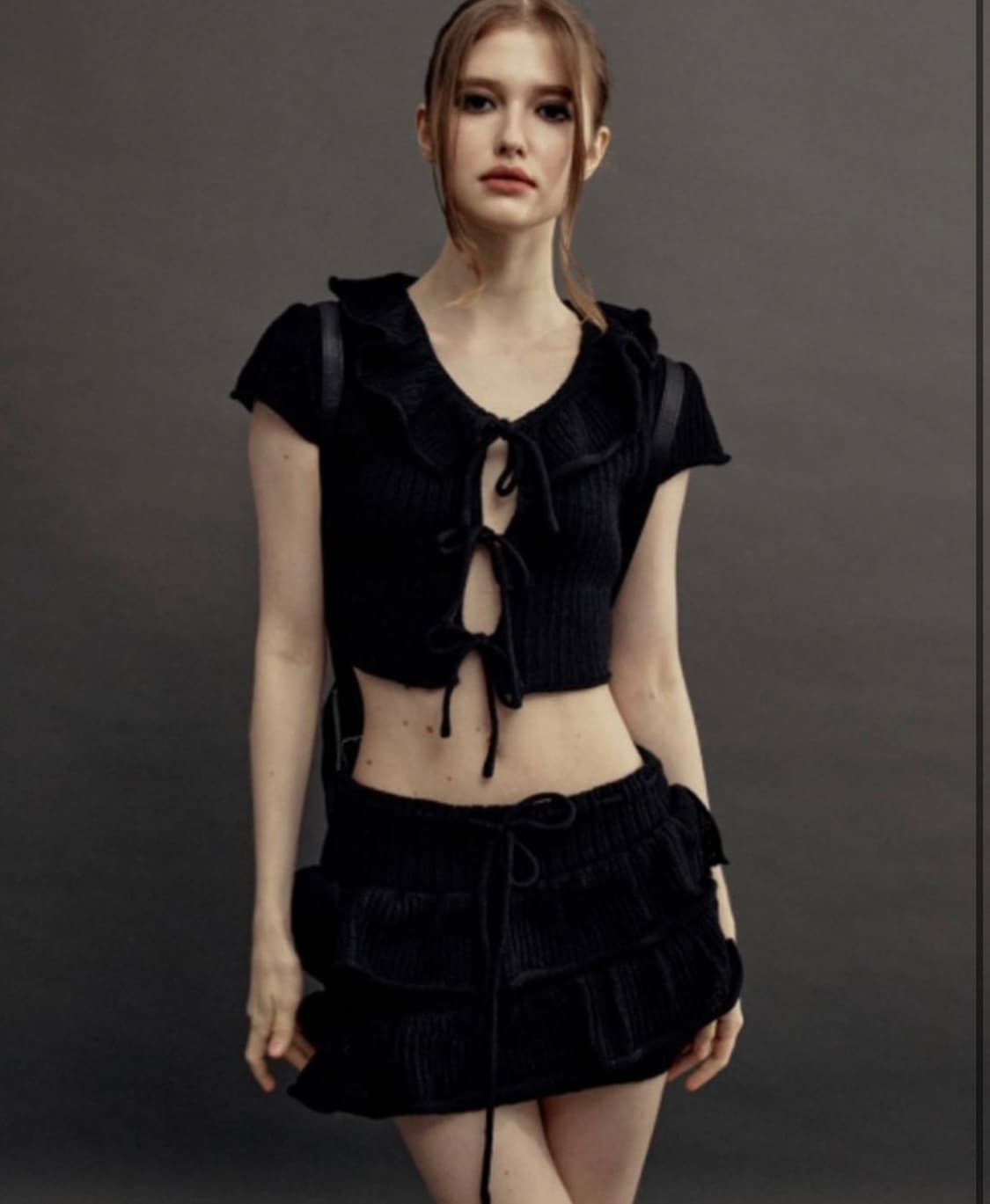 (새제품) 쓰리타임즈 버니 니트 가디건 m 상품이미지2