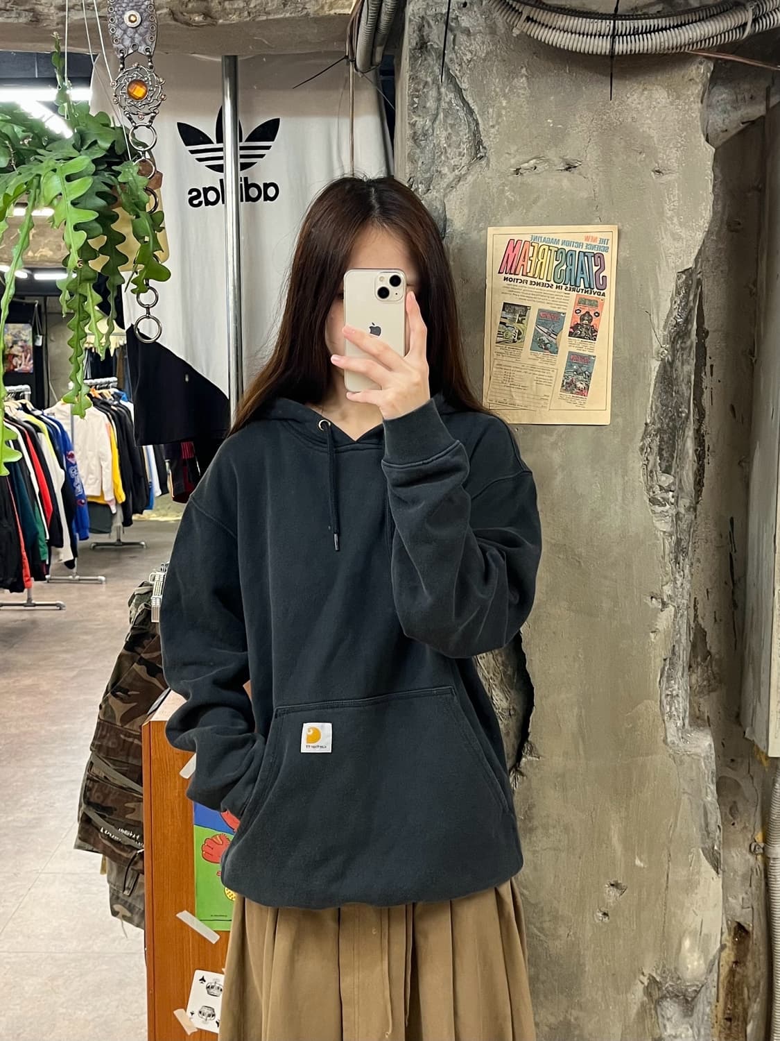 칼하트 후드티 블랙 S #csz721 상품이미지2