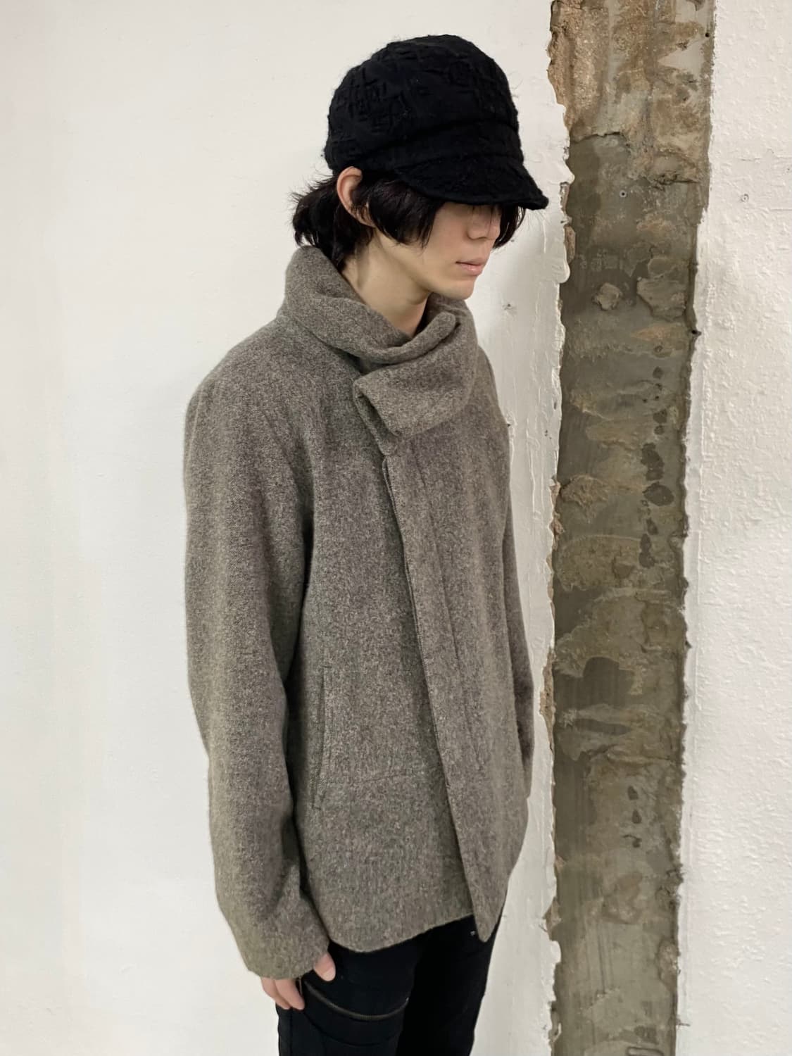 이세이미야케 플랜테이션 비대칭 코트 상품이미지1