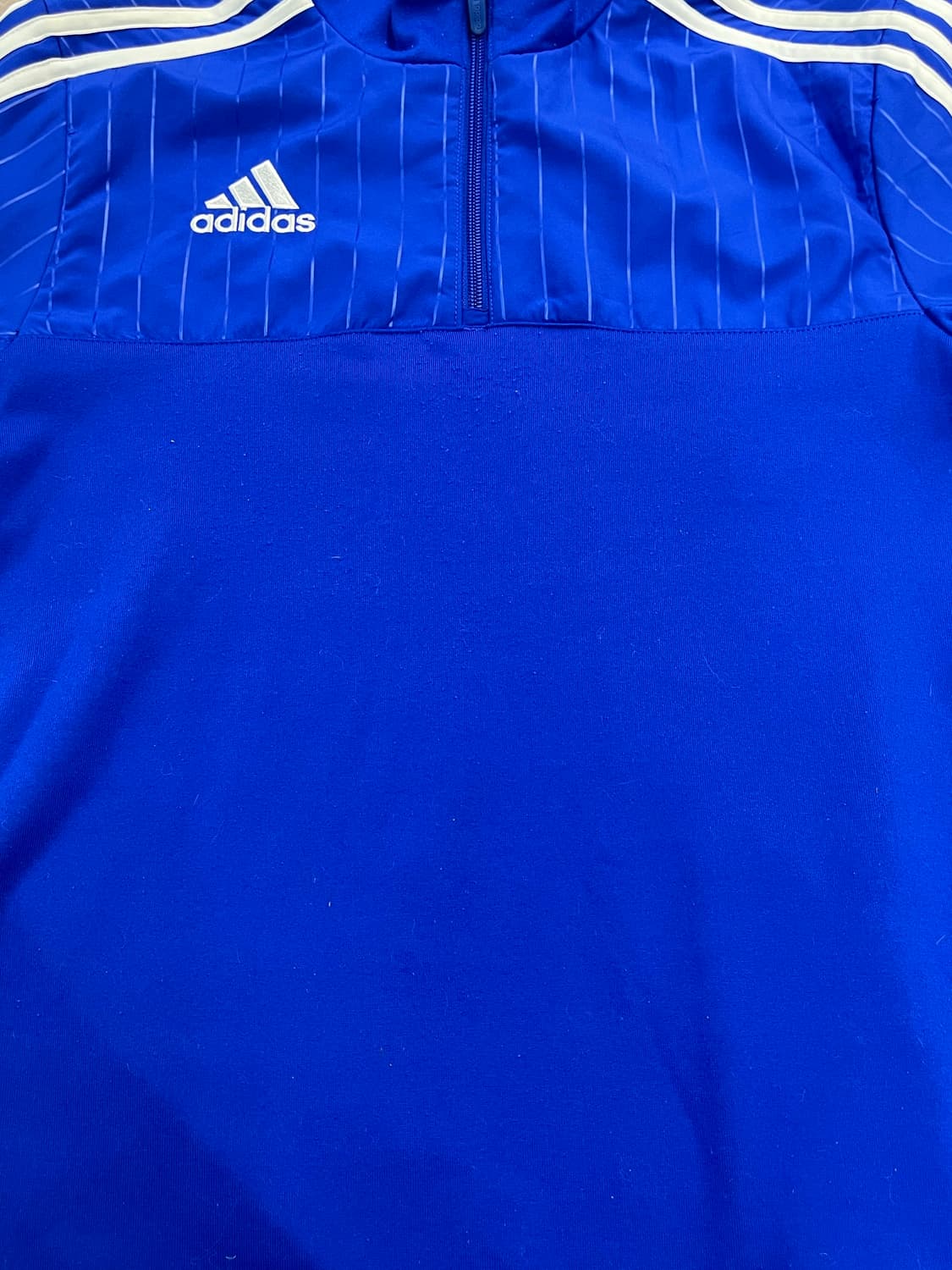 아디다스 기모 반집업 져지 블루 100 #csz2145 상품이미지5