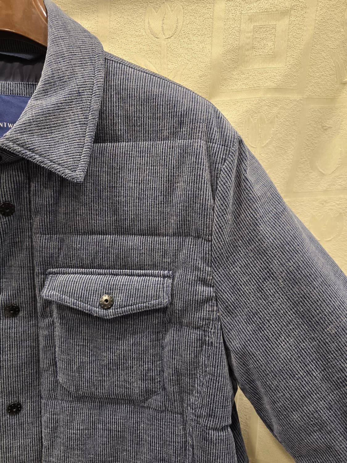 거의새거) 코오롱 브렌우드 코듀로이 패딩 셔츠 자켓 110 상품이미지3