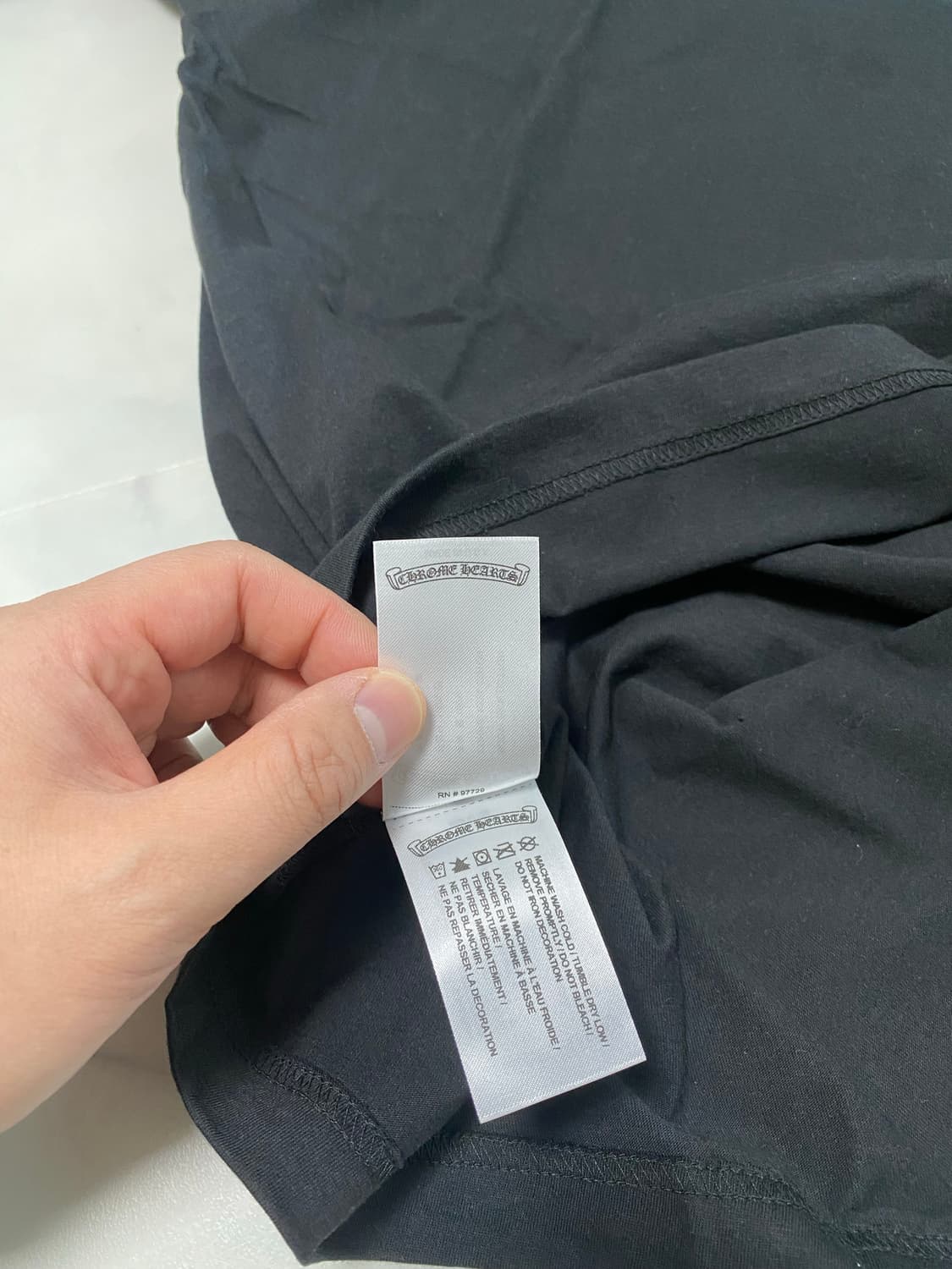 (새상품/신상품) 크롬하츠 넥로고 롱슬리브 상품이미지4