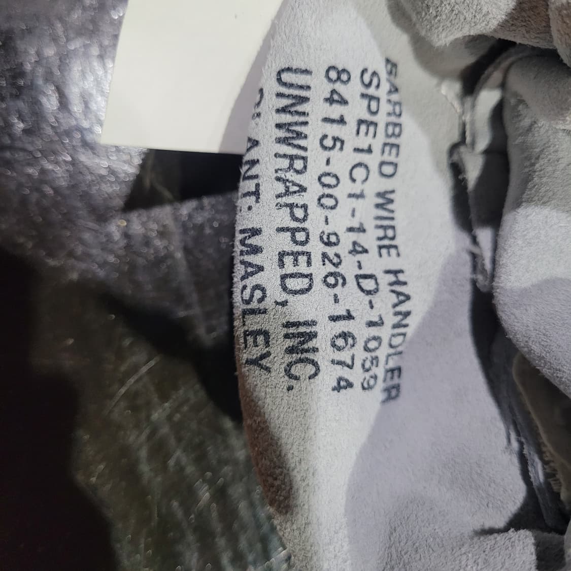 미 철조망 장갑 상품이미지9