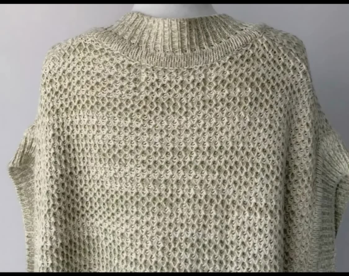 남녀공용 SATUR 니트 베스트 free 상품이미지4