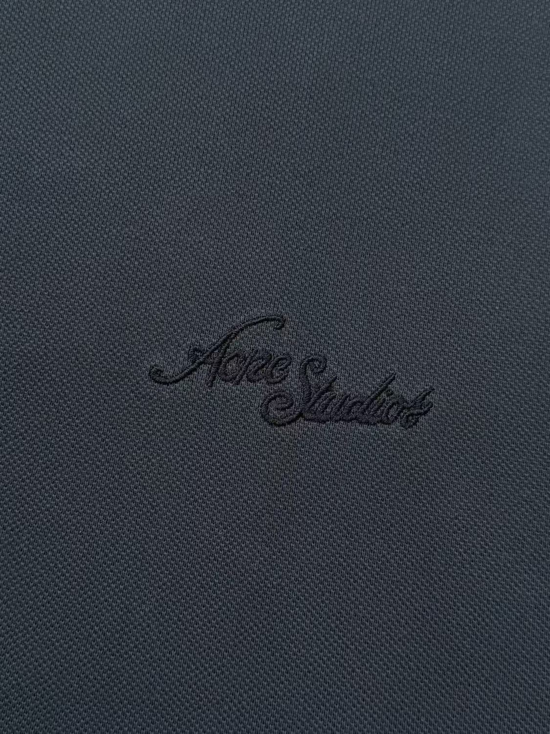 아크네 스튜디오 로고 티셔츠 페이드 블랙 L 상품이미지3