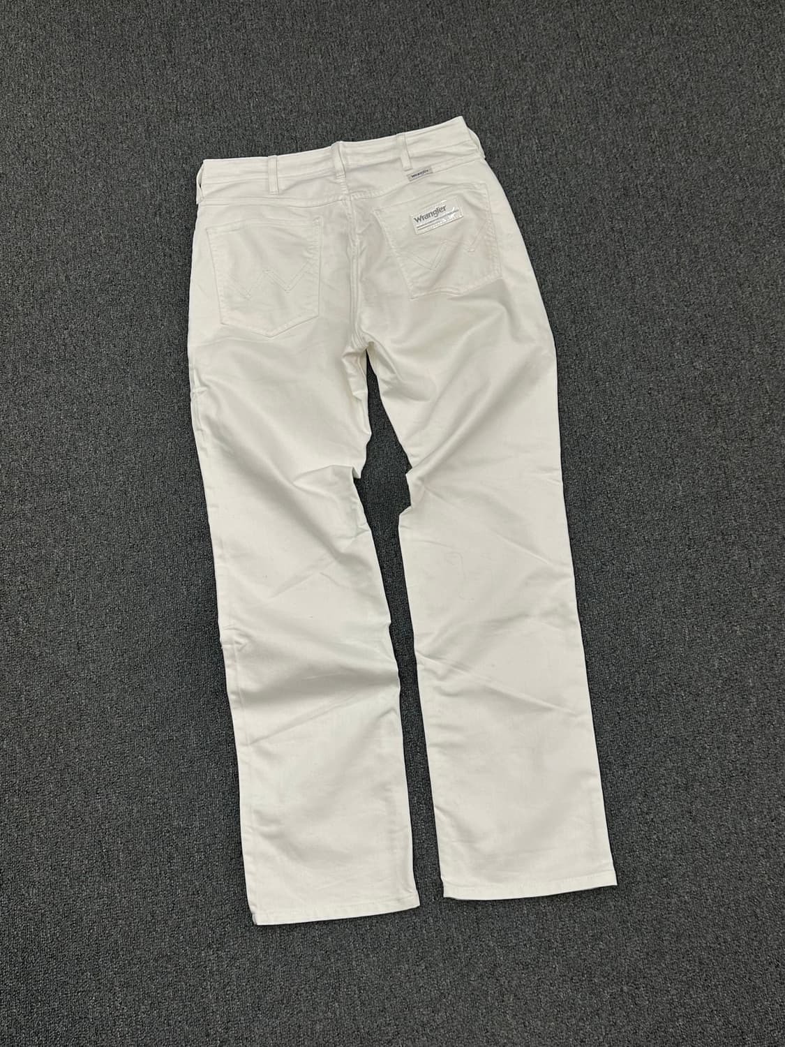 30)랭글러 빈티지 화이트 데님 팬츠 상품이미지1