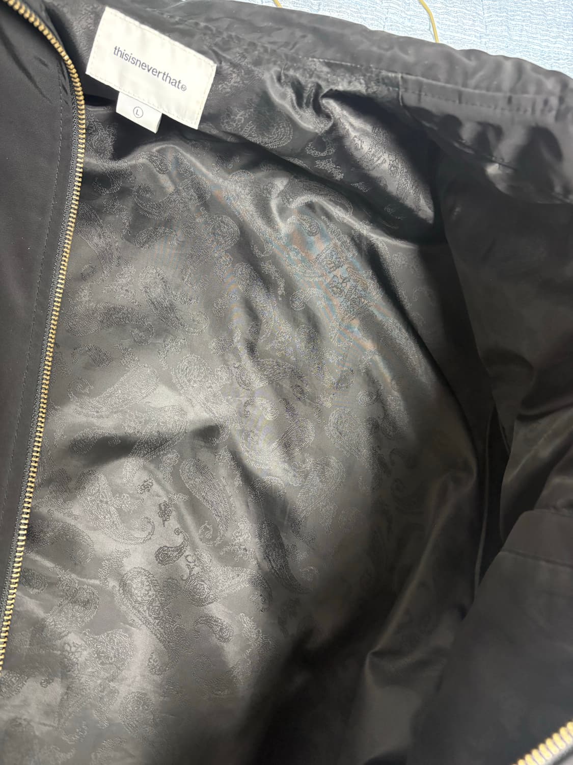 디스이즈네버댓 디네댓ma-1 Team Jacket Black L 상품이미지2