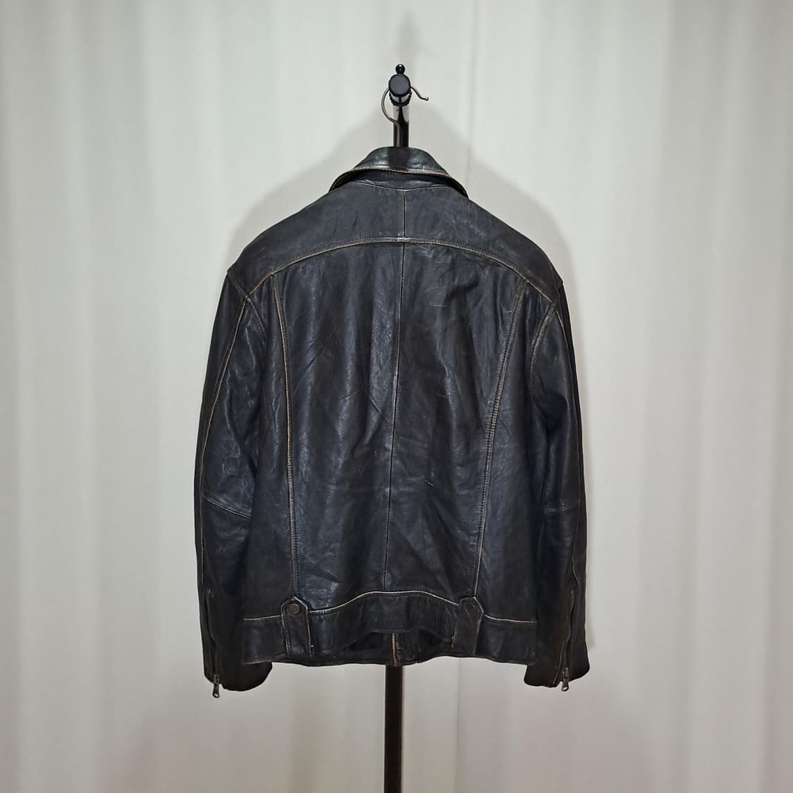 (택포) 자라 빈티지 워싱 양가죽 자켓 L B9 상품이미지5