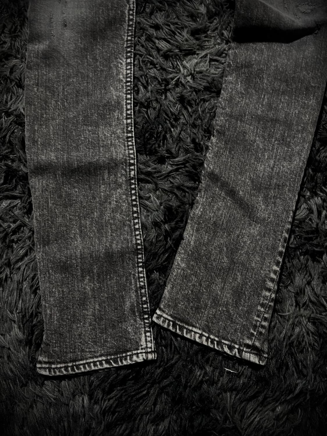 TAVERNITI JEANS 데미지 그레이 데님 스키니팬츠 상품이미지4