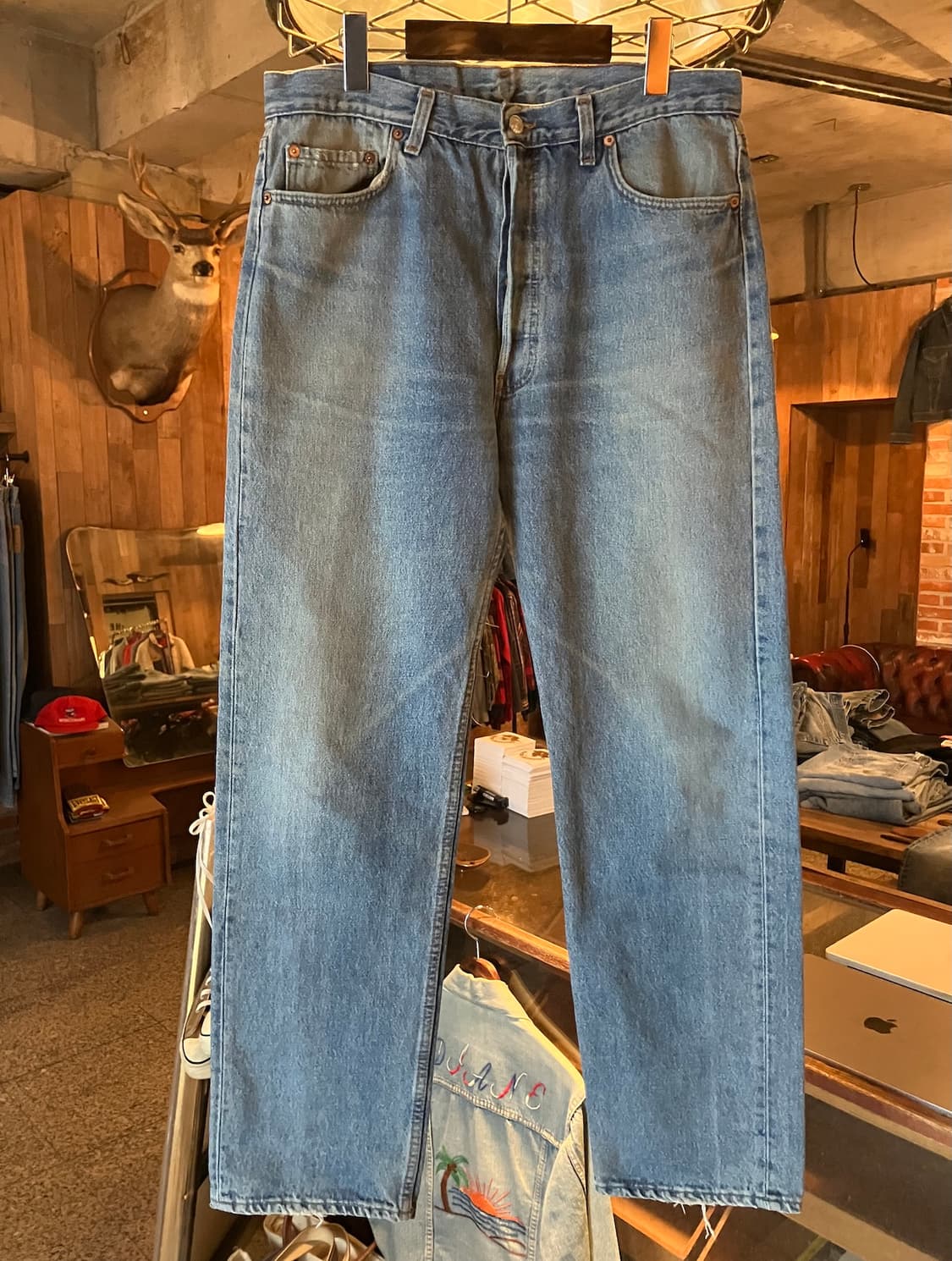 90s USA 빈티지 리바이스 501 데님 팬츠 상품이미지2