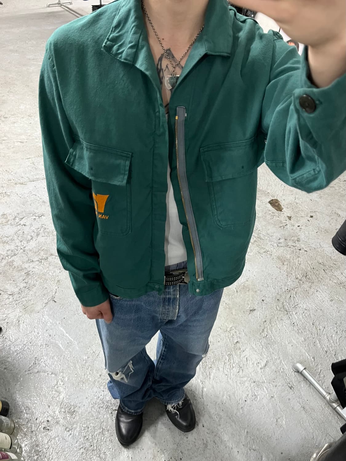 80-90s vtg work jacket 🇫🇷 상품이미지3