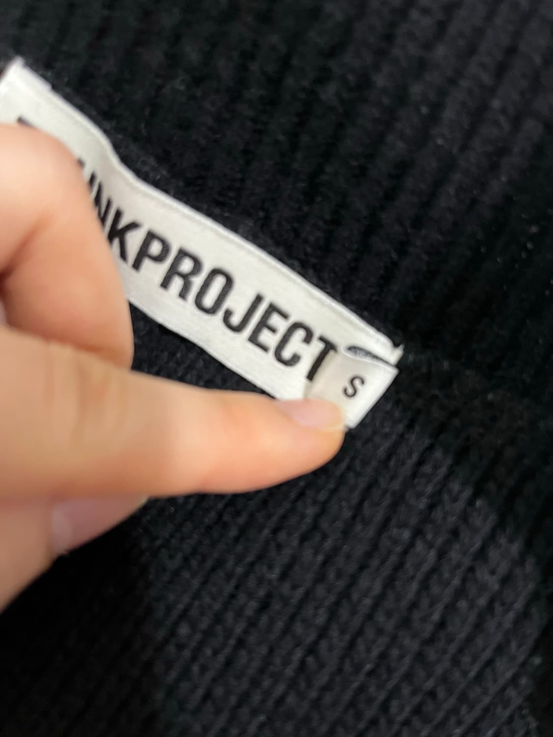 트렁크프로젝트가디건  블랙 S 상품이미지3