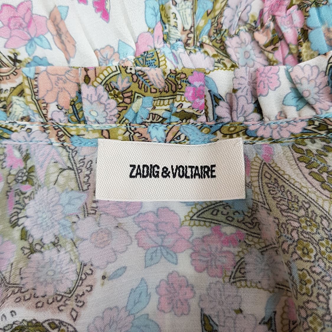 쟈딕앤볼테르 YOKO 플라워 브이넥 원피스  XS사이즈 상품이미지7