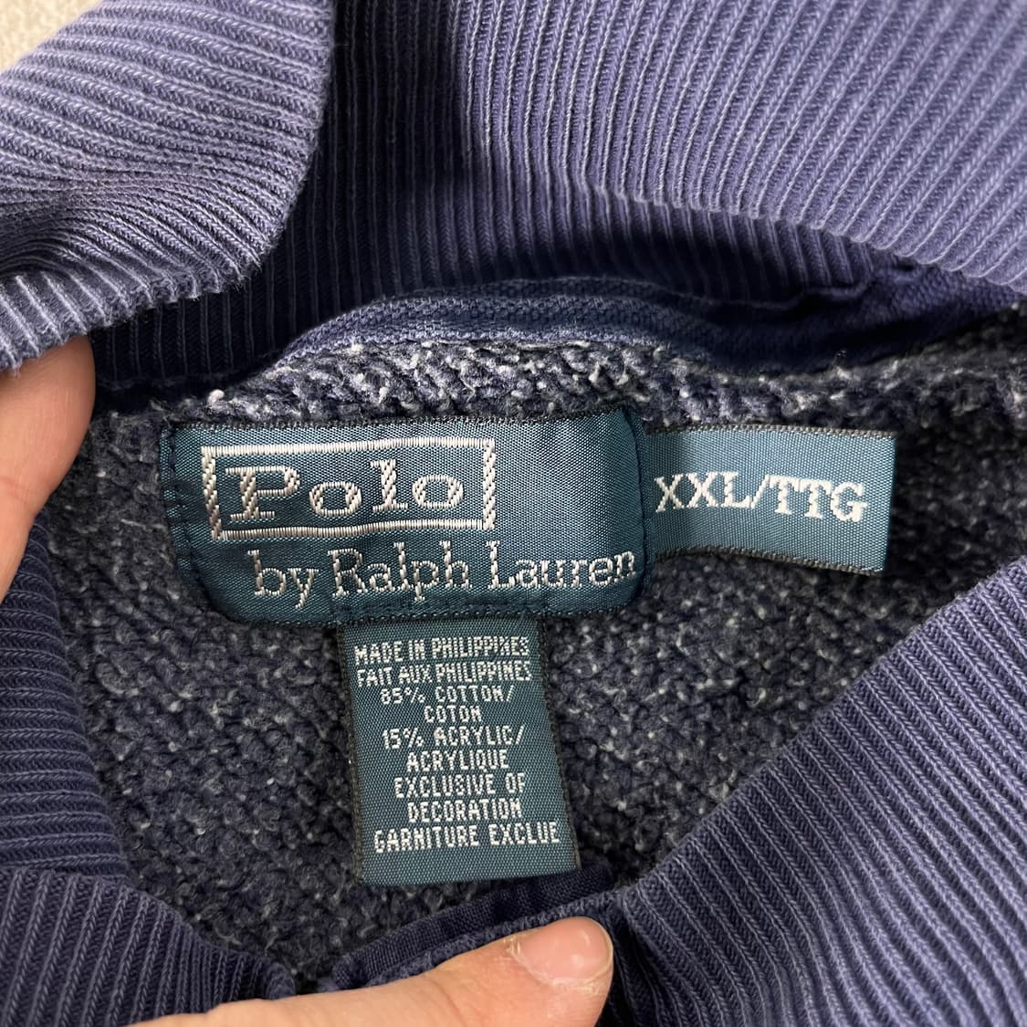 110 폴로랄프로렌 반집업 버튼 맨투맨 상품이미지4