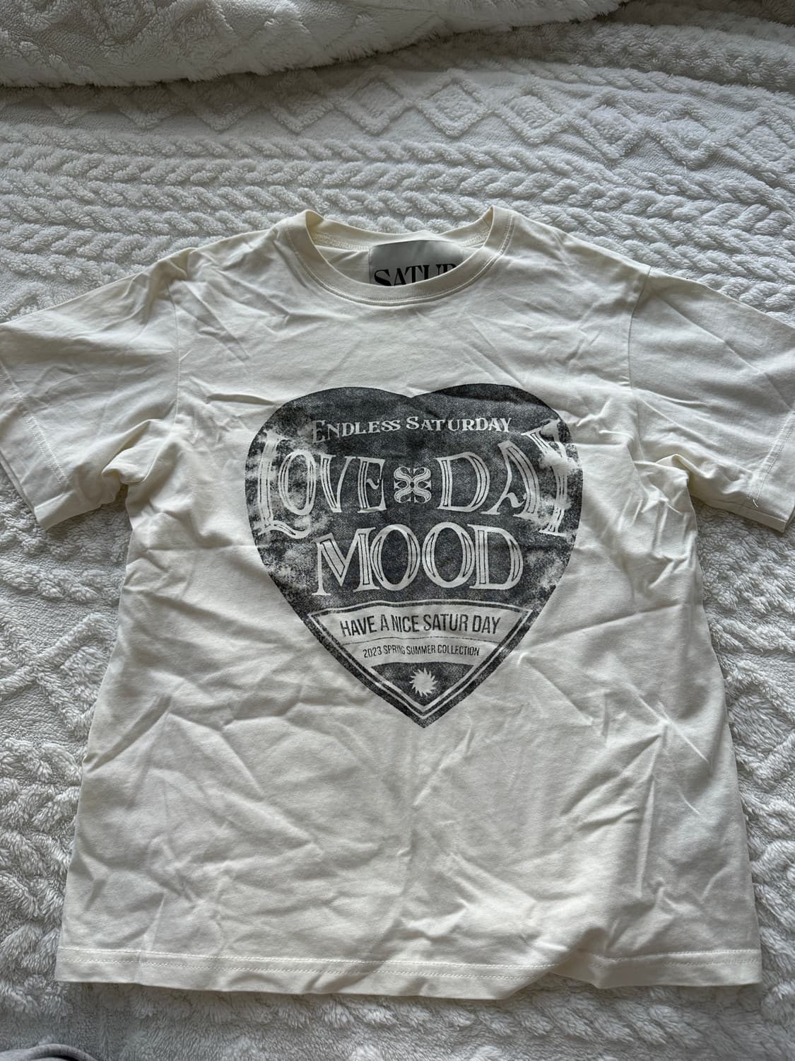 세터 레트로 무드 그래픽 티셔츠(s) 상품이미지1