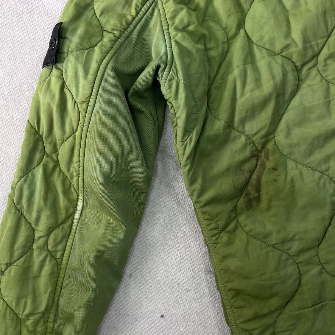 100 스톤아일랜드 가먼트 퀄팅 오버 셔츠 자켓 상품이미지9