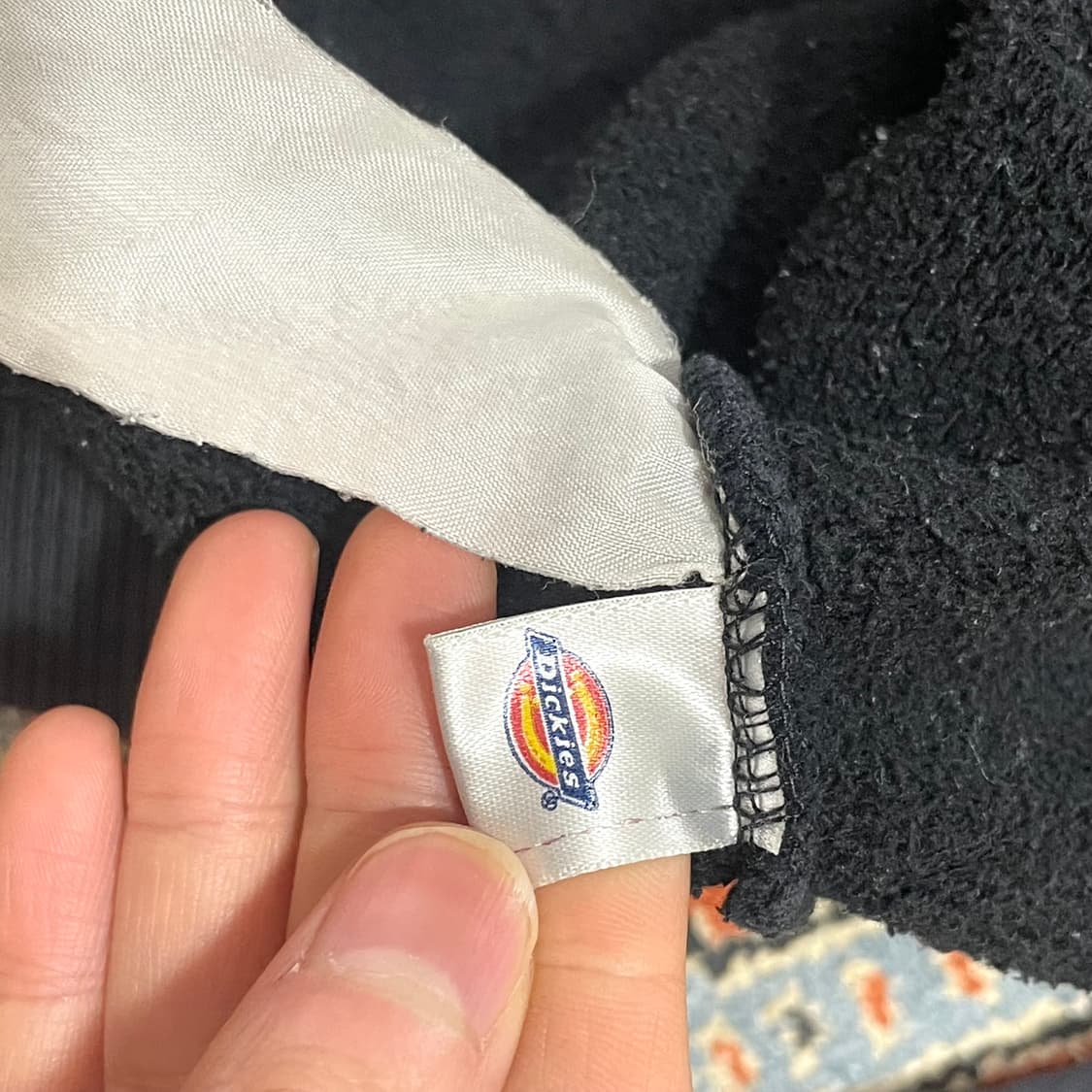 디키즈 블랙 무지 기모 후드티셔츠 여성M 상품이미지5