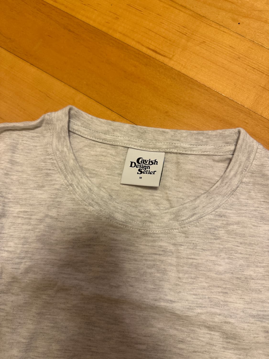 카비시 셀러로고 반팔티 라이트그레이 M 상품이미지4