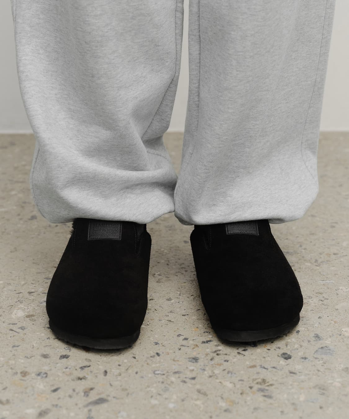 마리떼 스웨이드 스트랩 클로그 블랙 270 (새상품) 상품이미지7