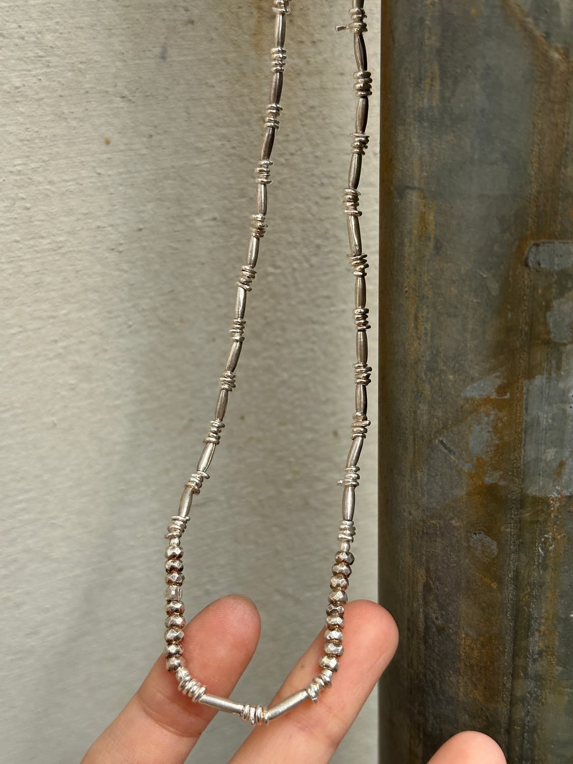(Only 1)Karen Silver Handcrafted Irregul 상품이미지5