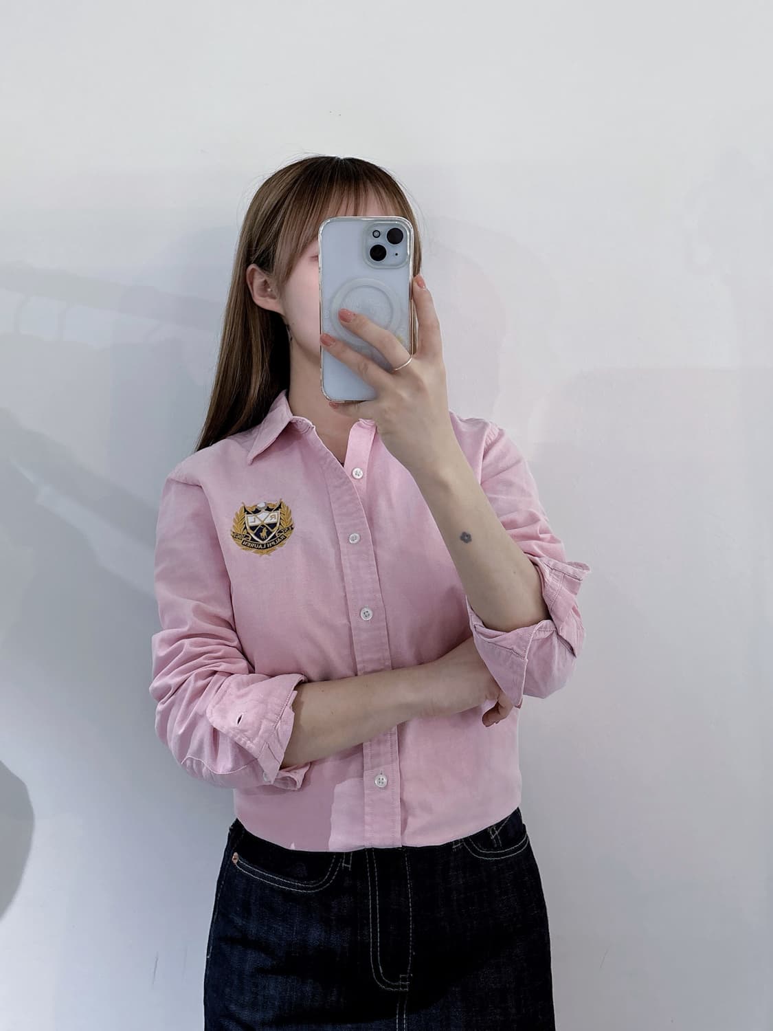 폴로랄프로렌 더스트핑크 셔츠 상품이미지2