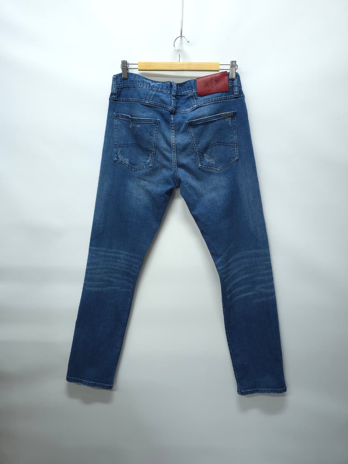 알마니(A|X) 덧댐 중청 워싱 청바지 ( 31~33 ) 상품이미지7