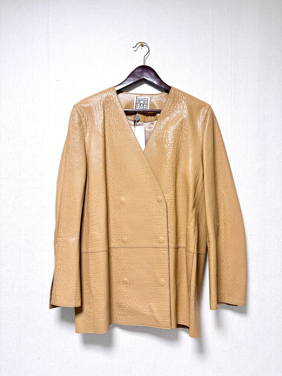 토템 Croco embossed leather blazer 상품이미지3